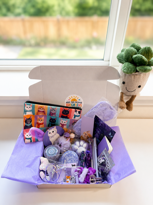 Curated Cat Cozy Critter Box