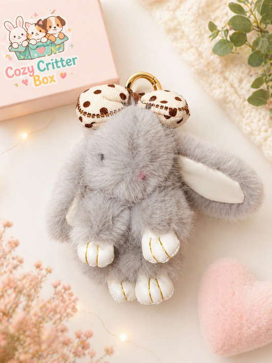 Add-On | Fluffy Bunny Keychain 🐰💕