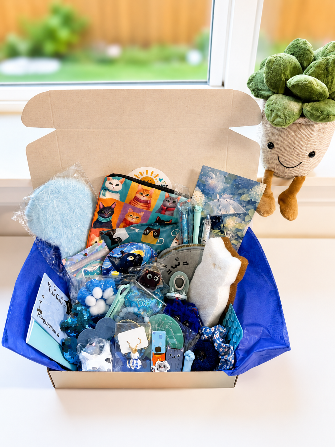 Curated Cat Cozy Critter Box