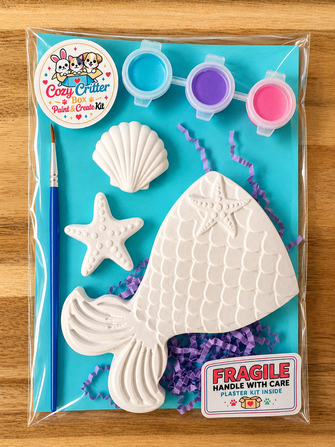 Magical DIY Plaster Painting Kit | Paint Your Own Unicorn & Mermaid Craft