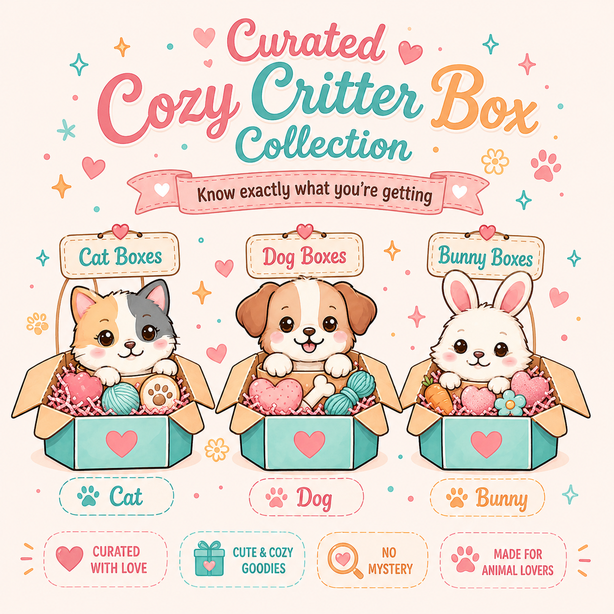 Curated Cozy Critter Box