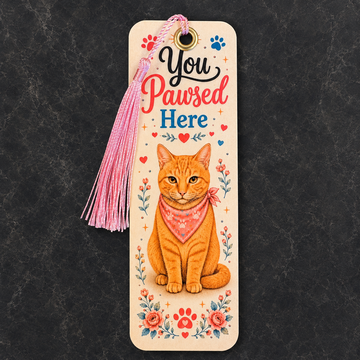 Personalized Pet Bookmark