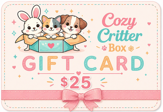 🎁Cozy Critter Box Gift Card🎁