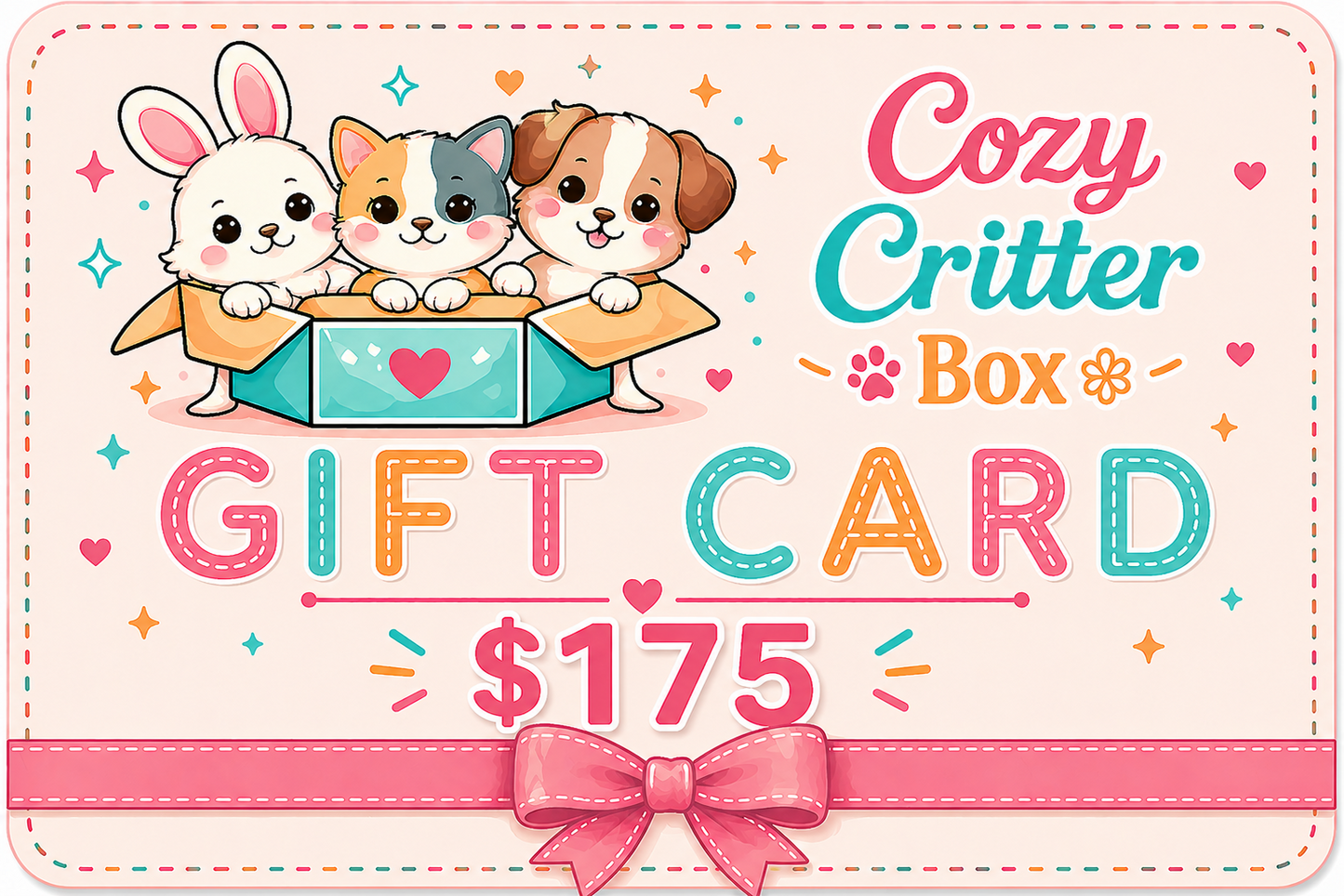 🎁Cozy Critter Box Gift Card🎁