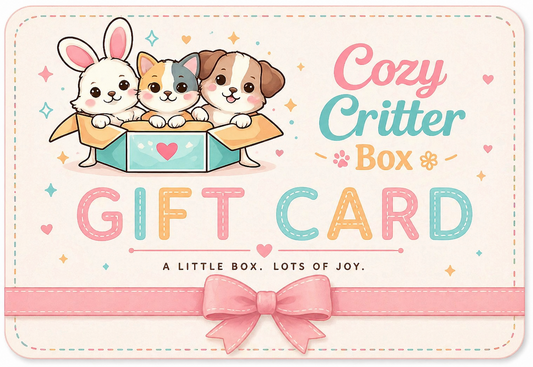 🎁Cozy Critter Box Gift Card🎁