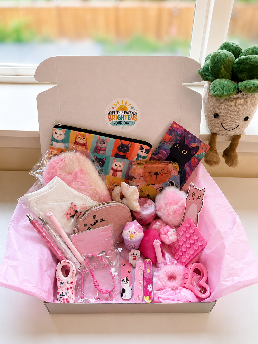 Curated Cat Cozy Critter Box