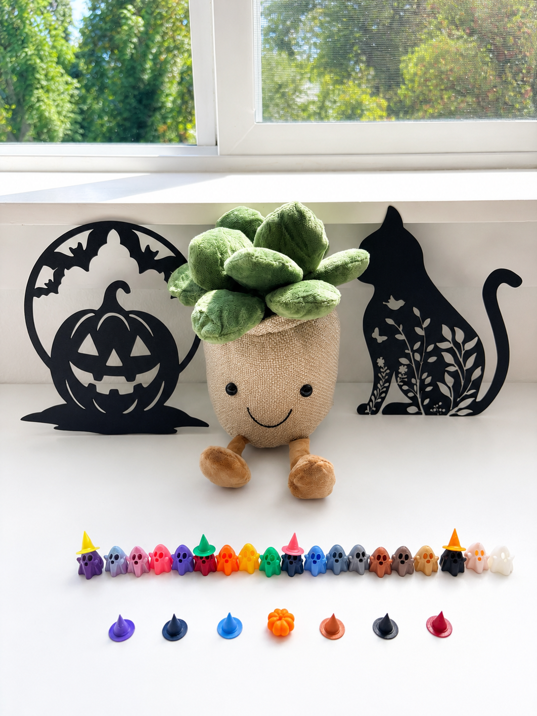 Mystery Ghosties Bag | 3 Mini 3D Printed Ghosts + Surprise Accessory