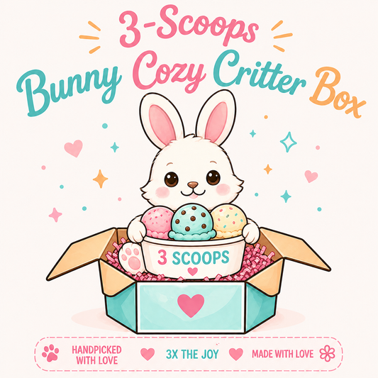 3 Scoops Bunny Box | Bunny-Themed Mystery Box