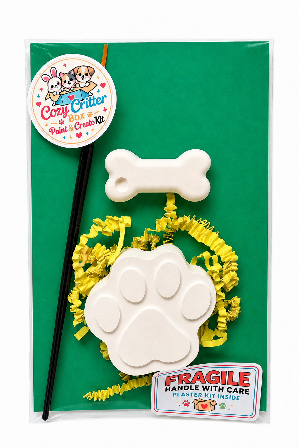 Animal Friends DIY Plaster Painting Kit | Paint Your Own Animal Craft