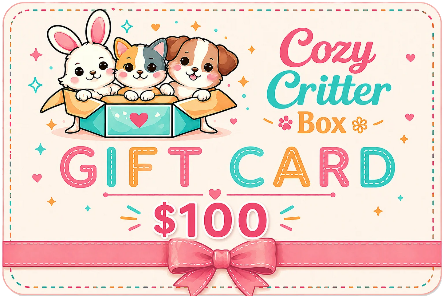 🎁Cozy Critter Box Gift Card🎁