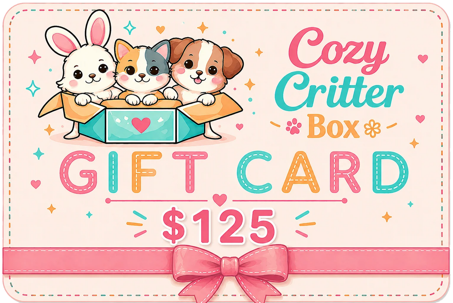 🎁Cozy Critter Box Gift Card🎁