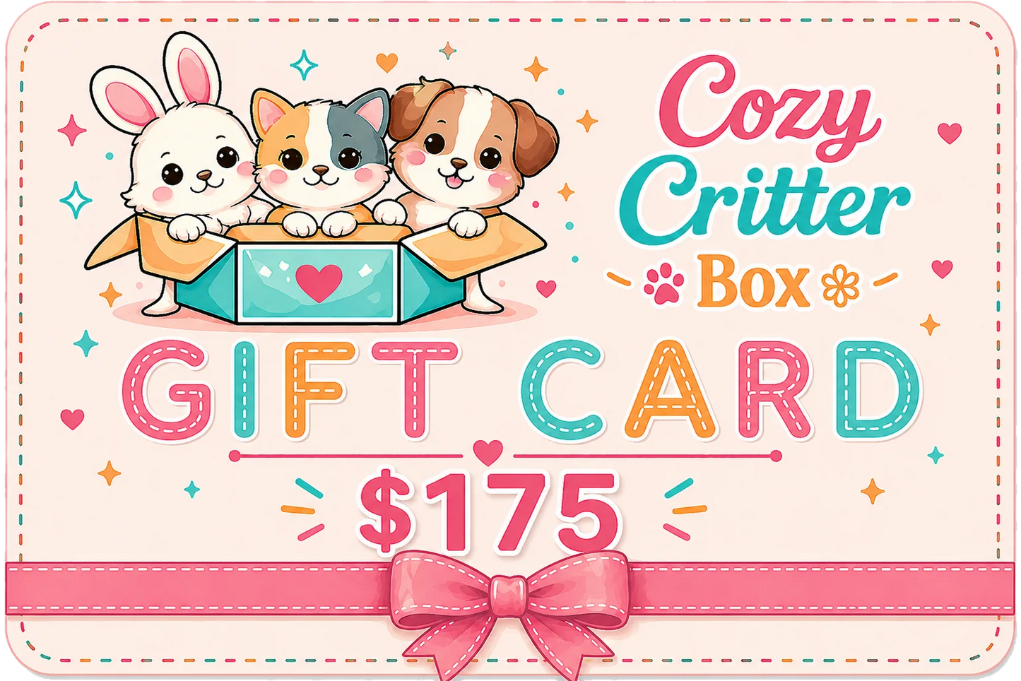 🎁Cozy Critter Box Gift Card🎁