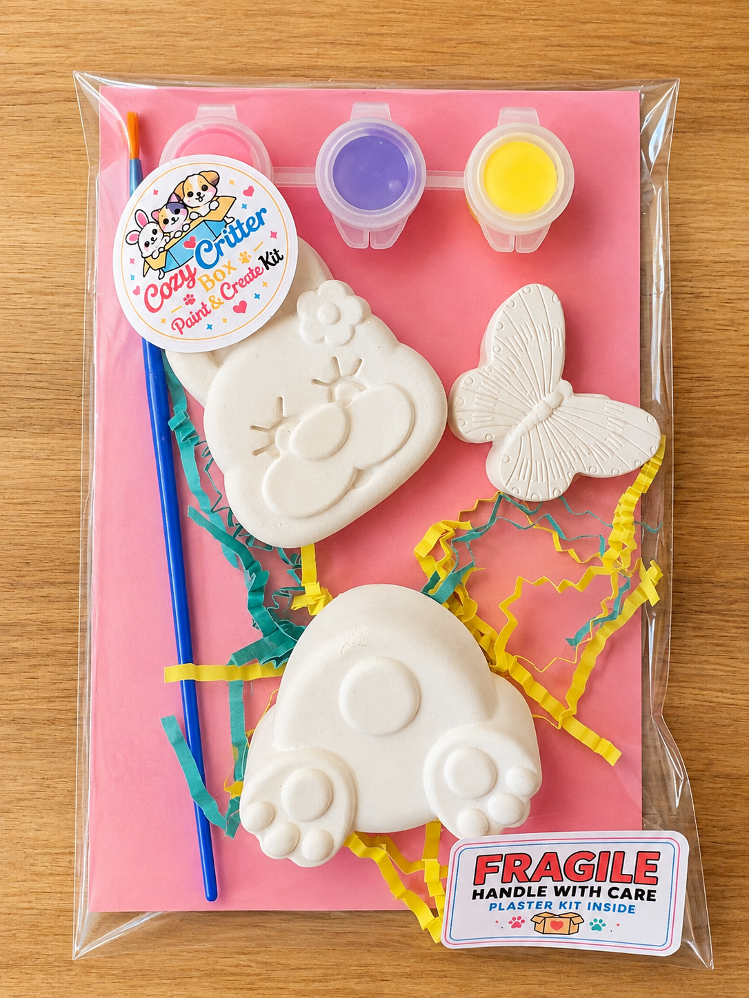 Animal Friends DIY Plaster Painting Kit | Paint Your Own Animal Craft