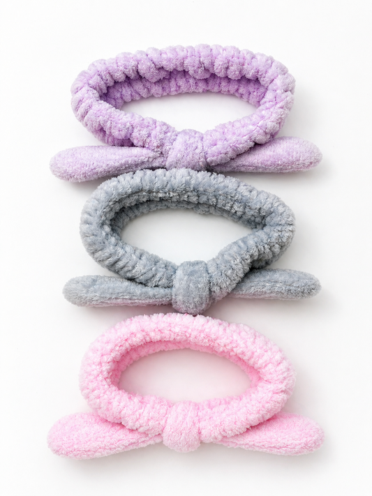 Add-On | Cozy Bunny Ear Spa Headband 🐰