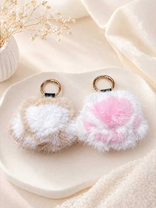 Add-On | Cat Paw Plush Keychain 🐱✨