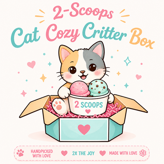 2 Scoops Cat Box | Cat-Themed Mystery Box