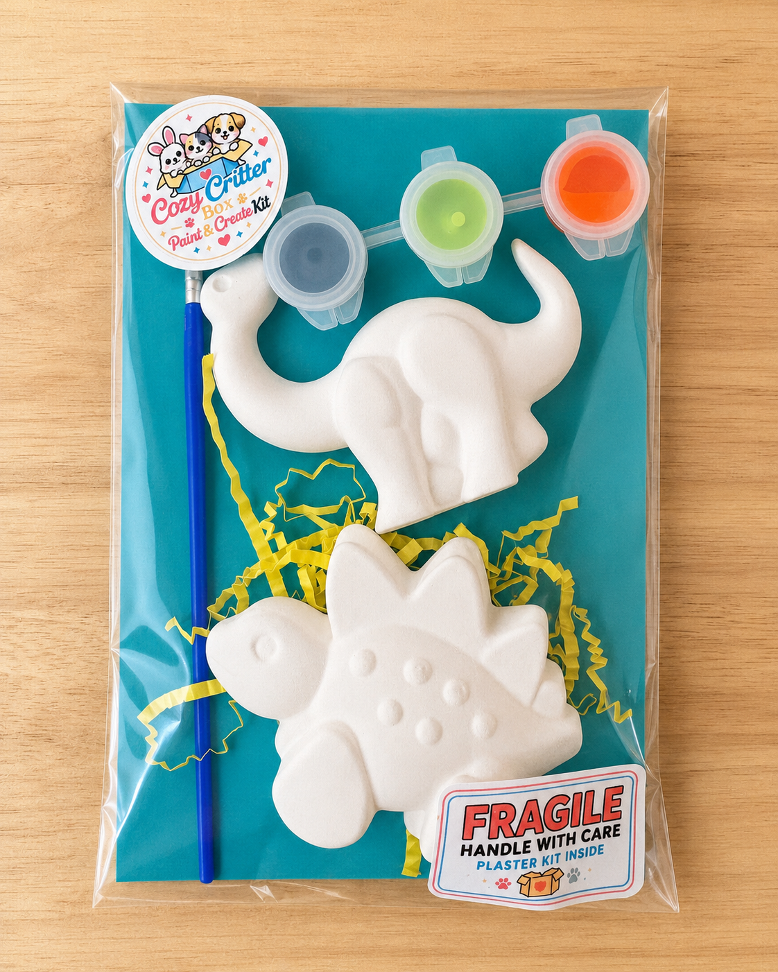 Adventure DIY Plaster Painting Kit | Cars, Dinosaurs & Space Craft