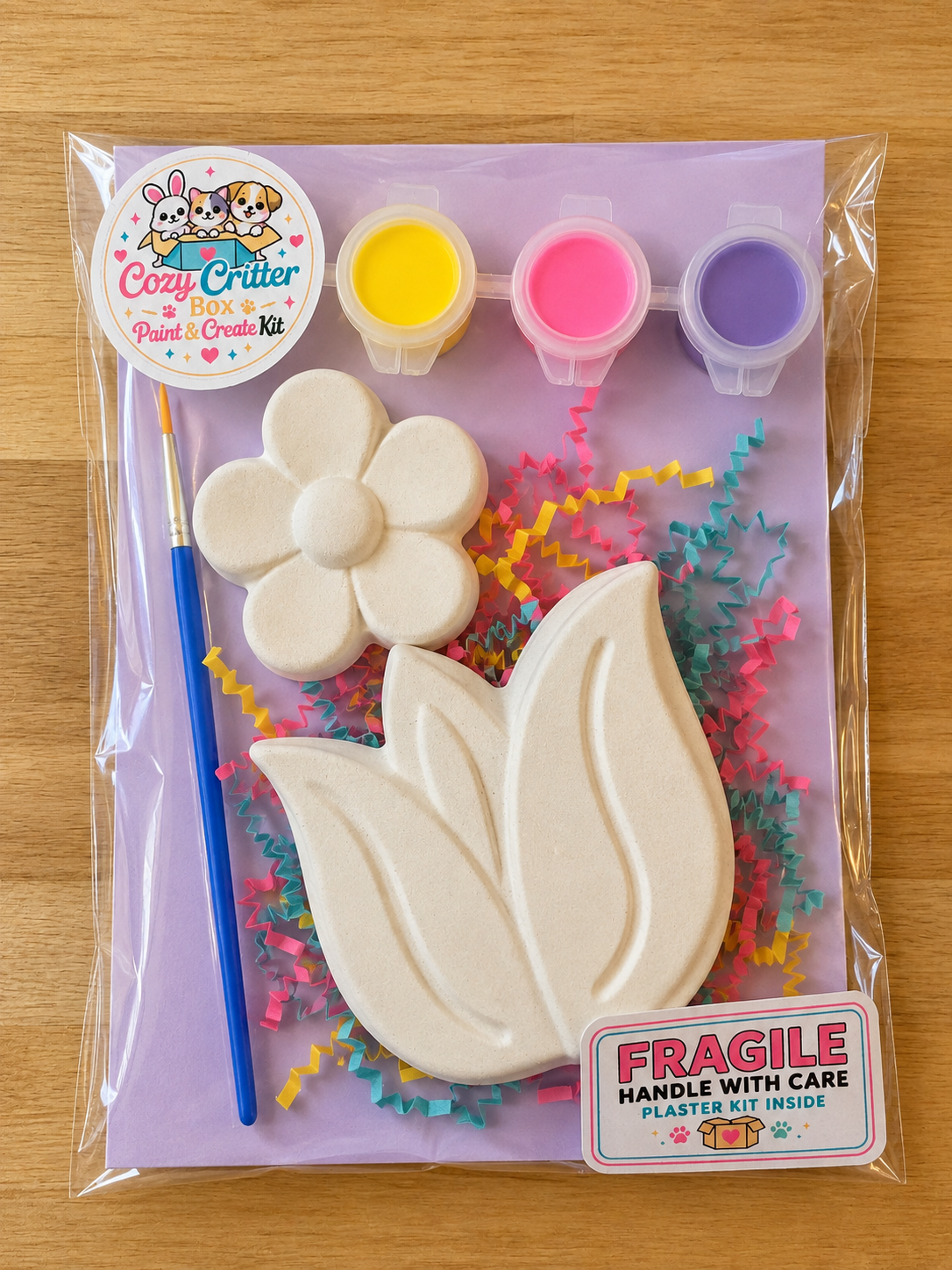 Garden DIY Plaster Painting Kit | Paint Your Own Flower & Bug Craft