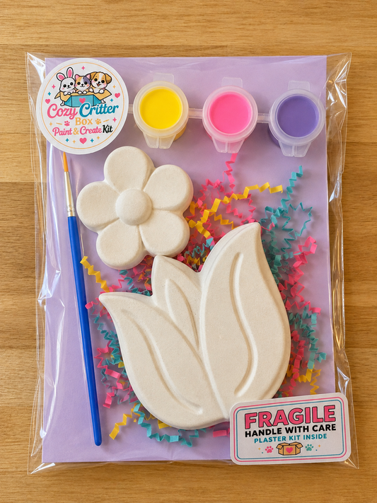 Garden DIY Plaster Painting Kit | Paint Your Own Flower & Bug Craft