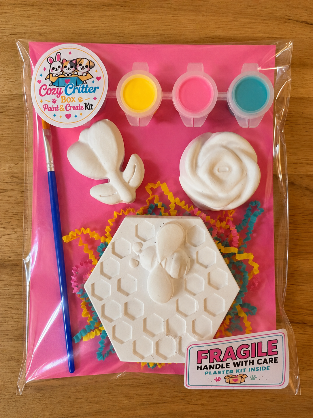 Garden DIY Plaster Painting Kit | Paint Your Own Flower & Bug Craft