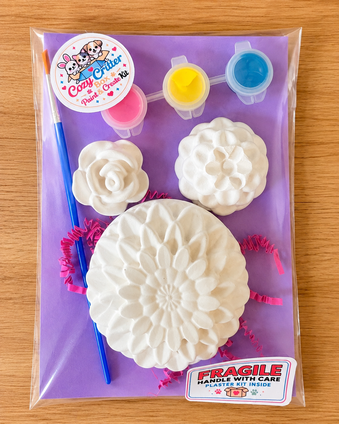 Garden DIY Plaster Painting Kit | Paint Your Own Flower & Bug Craft