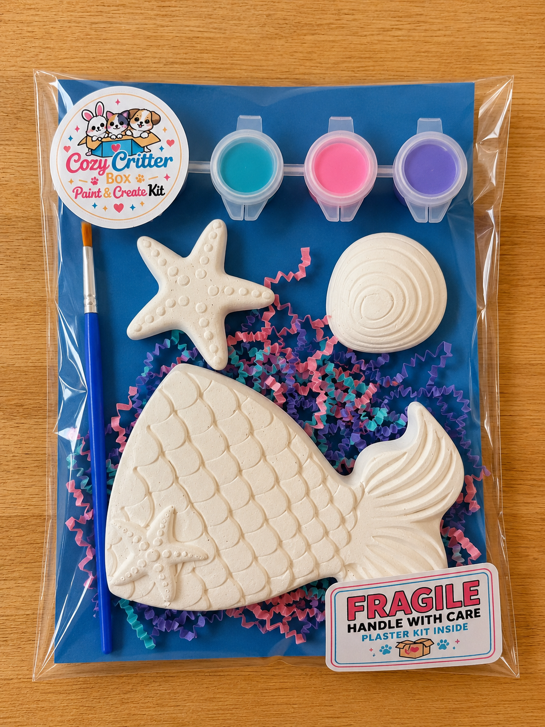 Magical DIY Plaster Painting Kit | Paint Your Own Unicorn & Mermaid Craft
