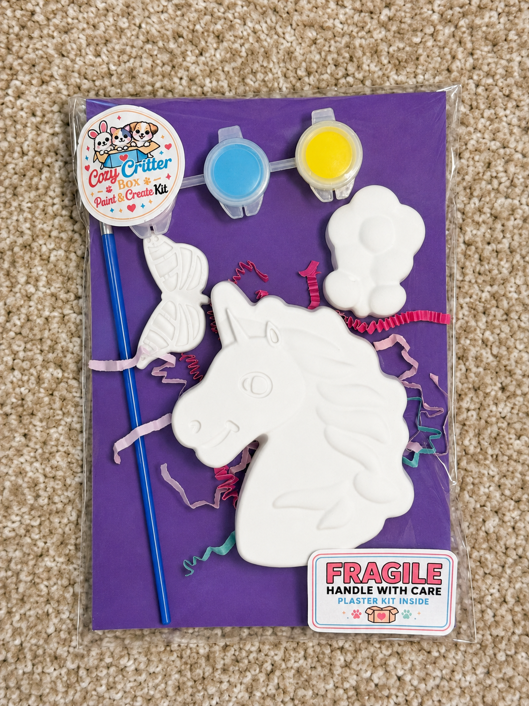 Magical DIY Plaster Painting Kit | Paint Your Own Unicorn & Mermaid Craft