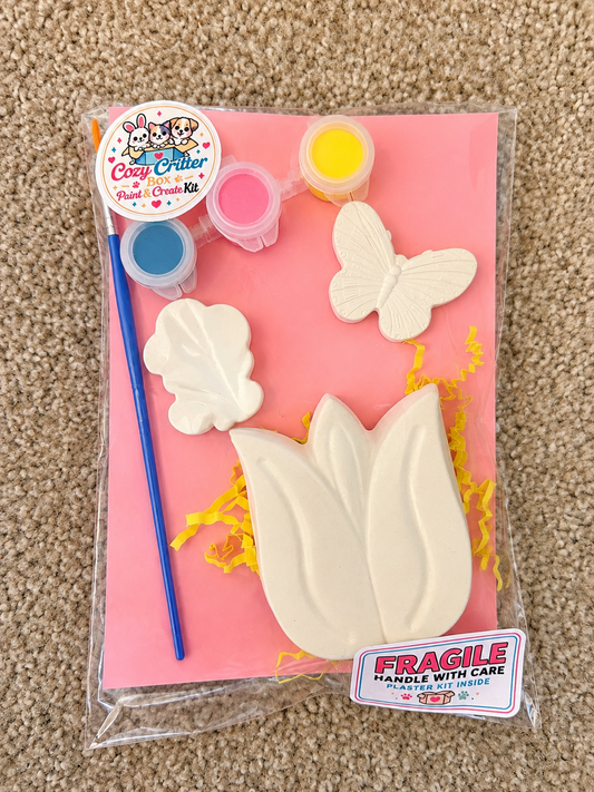 Garden DIY Plaster Painting Kit | Paint Your Own Flower & Bug Craft