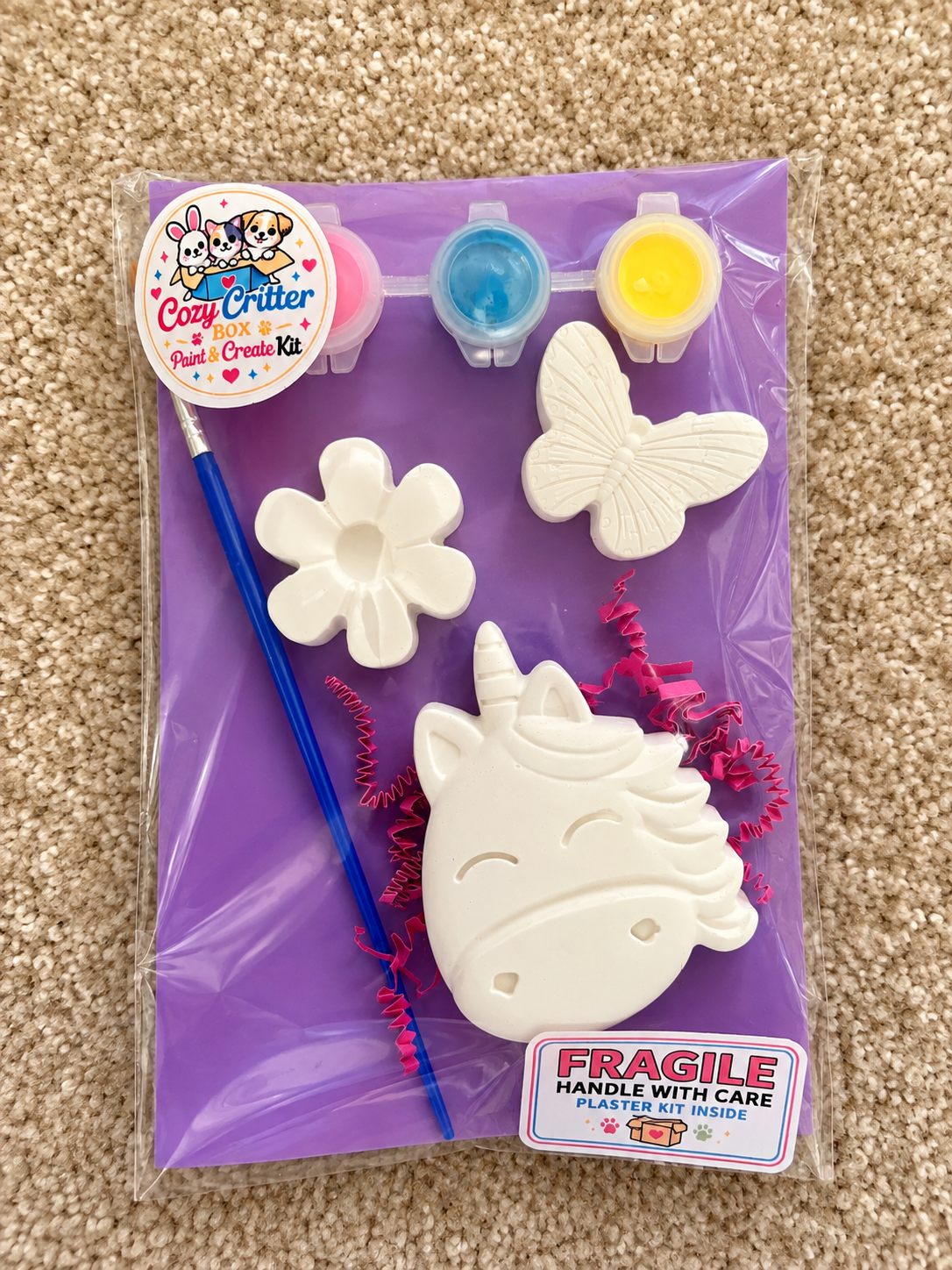 Magical DIY Plaster Painting Kit | Paint Your Own Unicorn & Mermaid Craft