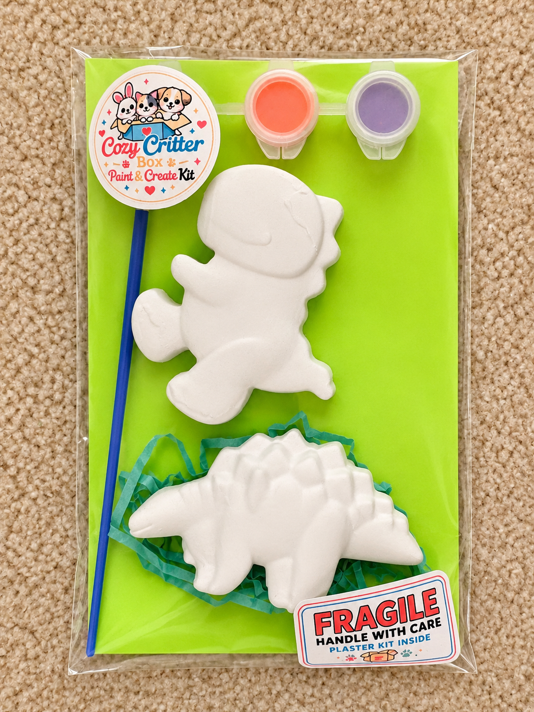 Adventure DIY Plaster Painting Kit | Cars, Dinosaurs & Space Craft
