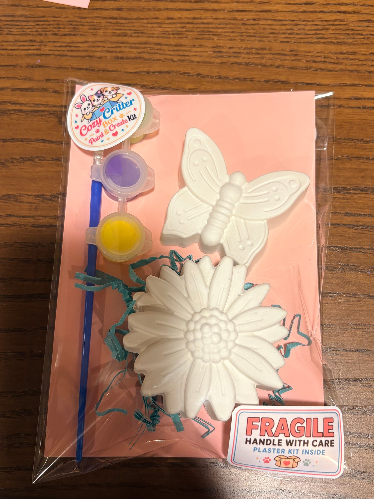Garden DIY Plaster Painting Kit | Paint Your Own Flower & Bug Craft