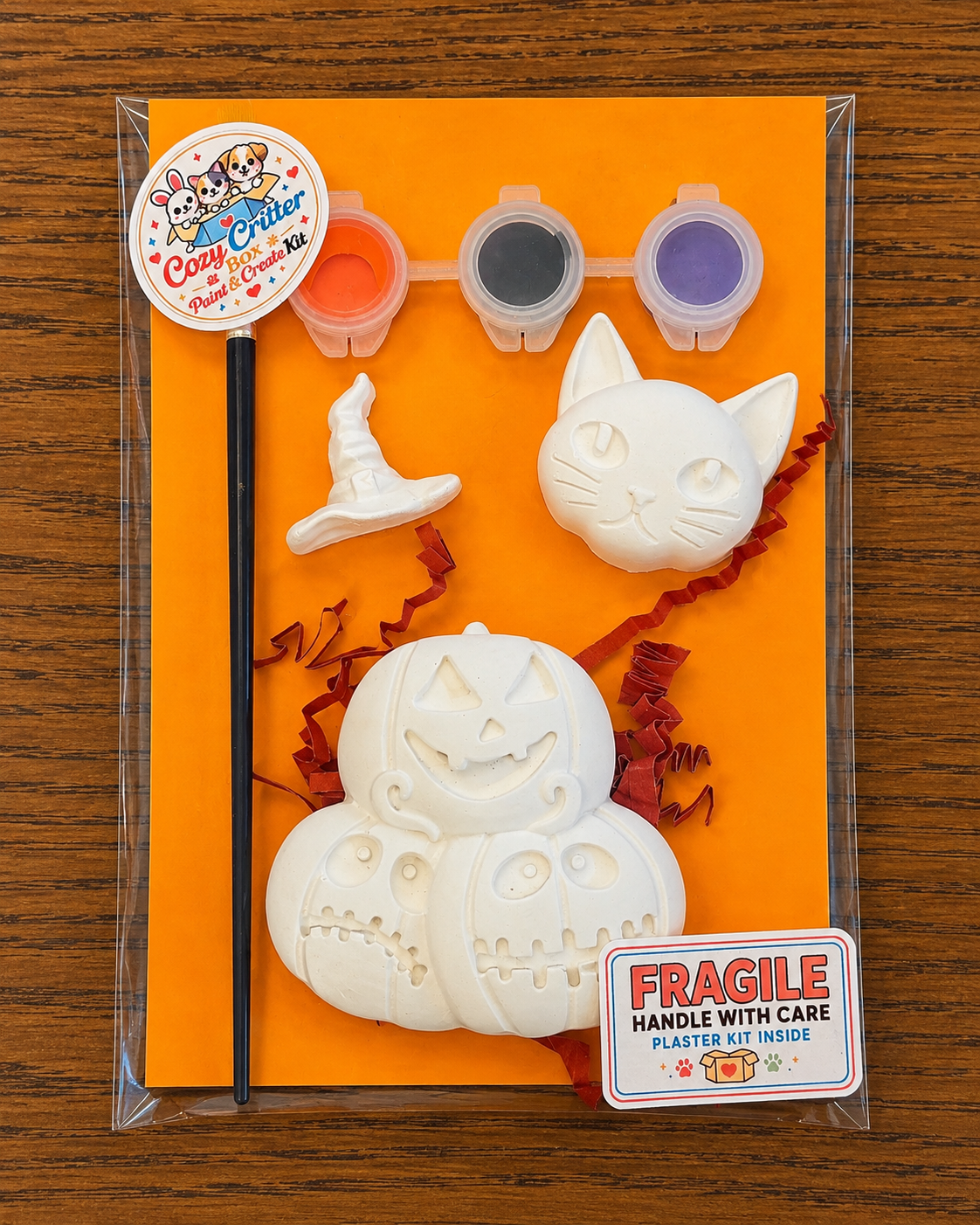 Halloween DIY Plaster Painting Kit | Paint Your Own Spooky Craft