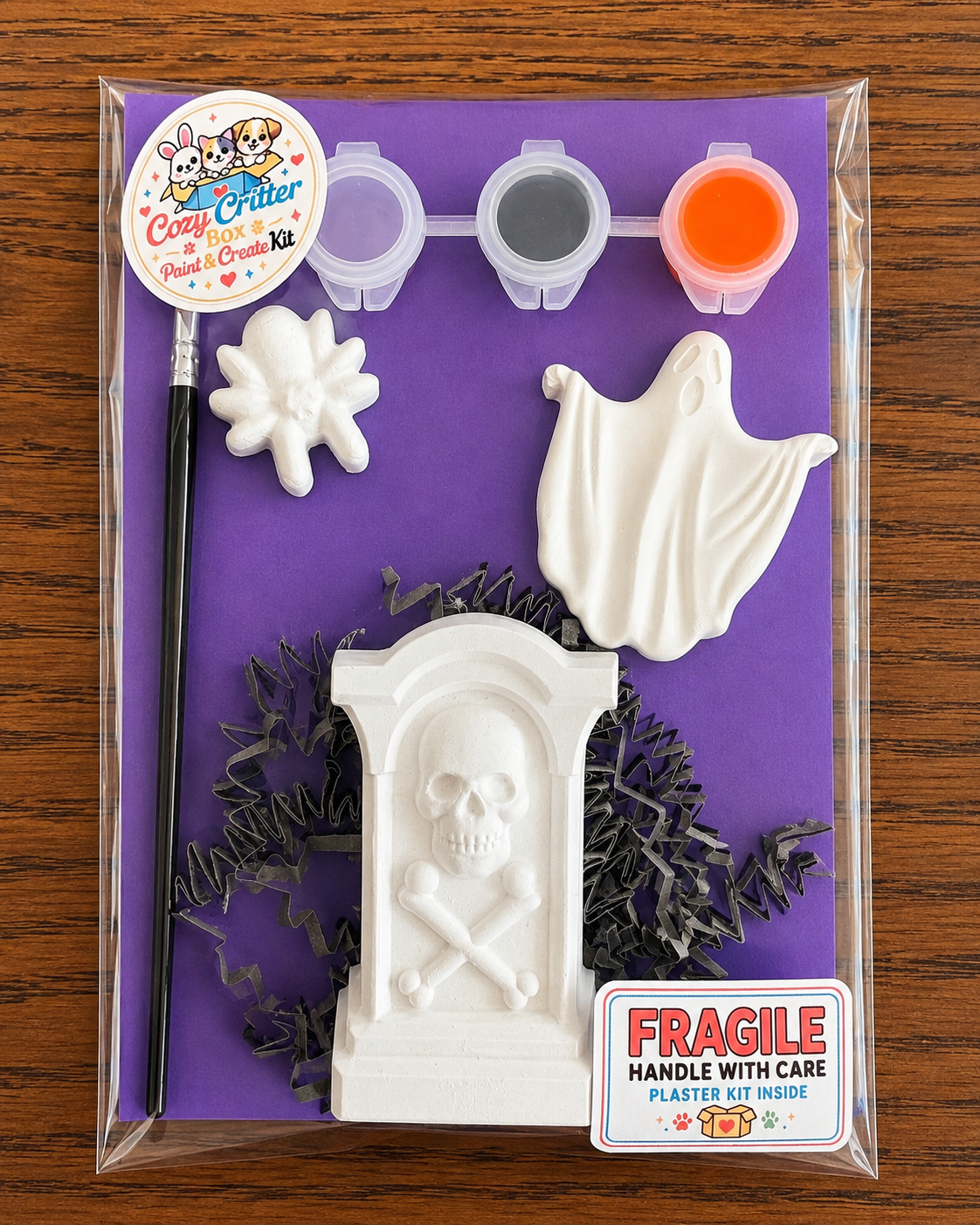 Halloween DIY Plaster Painting Kit | Paint Your Own Spooky Craft