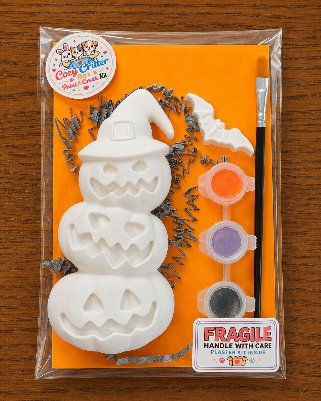 Halloween DIY Plaster Painting Kit | Paint Your Own Spooky Craft
