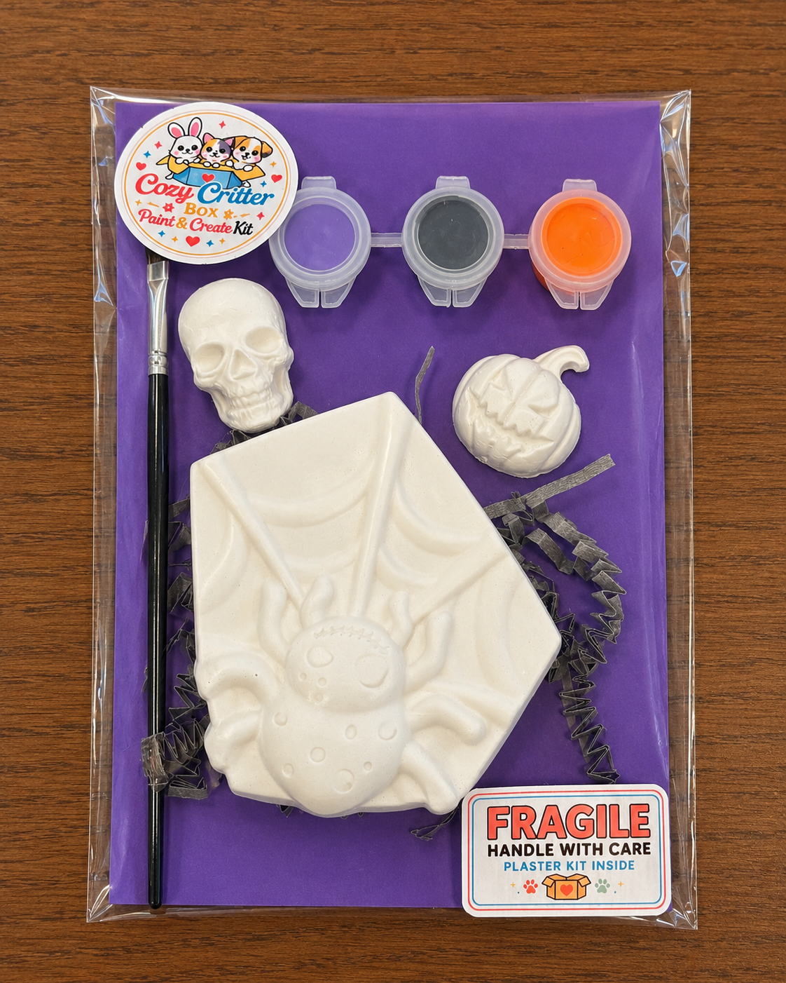 Halloween DIY Plaster Painting Kit | Paint Your Own Spooky Craft