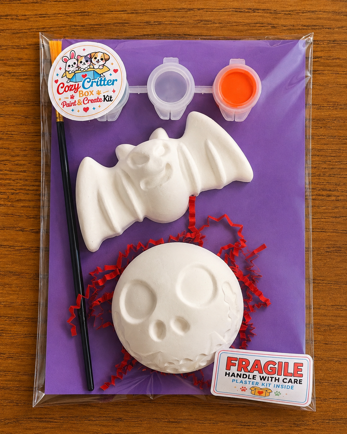 Halloween DIY Plaster Painting Kit | Paint Your Own Spooky Craft