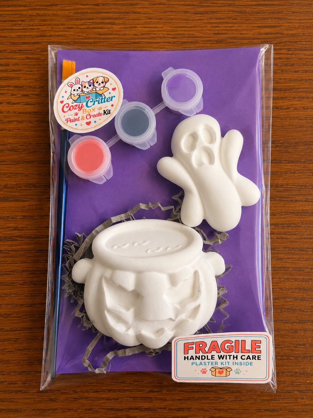 Halloween DIY Plaster Painting Kit | Paint Your Own Spooky Craft