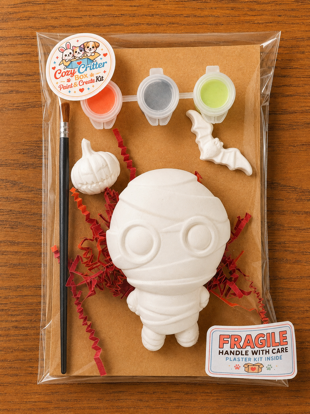 Halloween DIY Plaster Painting Kit | Paint Your Own Spooky Craft