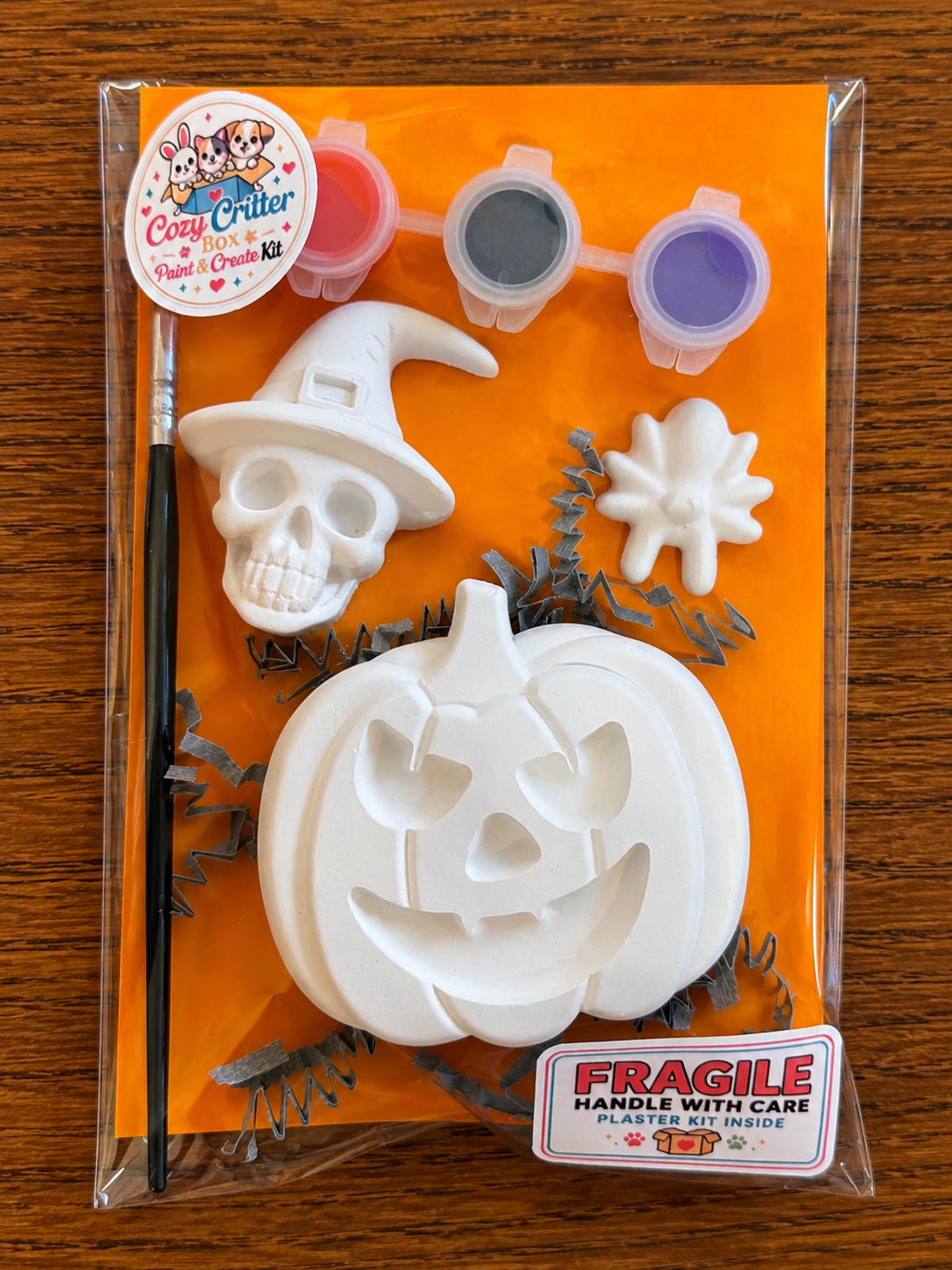 Halloween DIY Plaster Painting Kit | Paint Your Own Spooky Craft