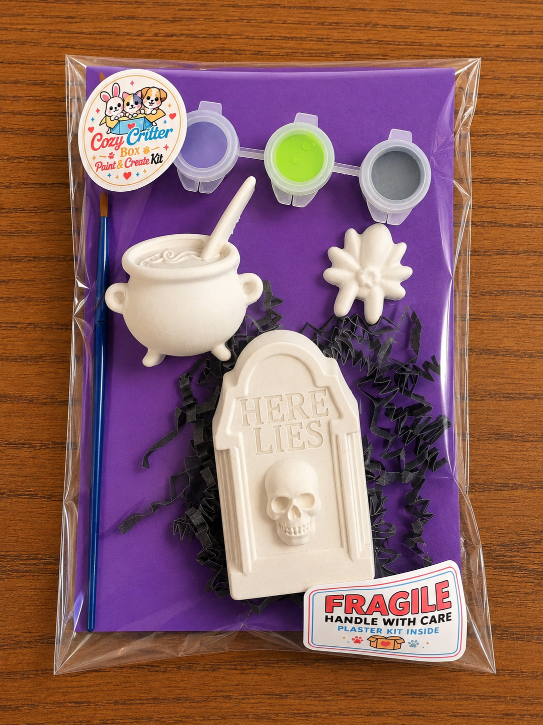 Halloween DIY Plaster Painting Kit | Paint Your Own Spooky Craft