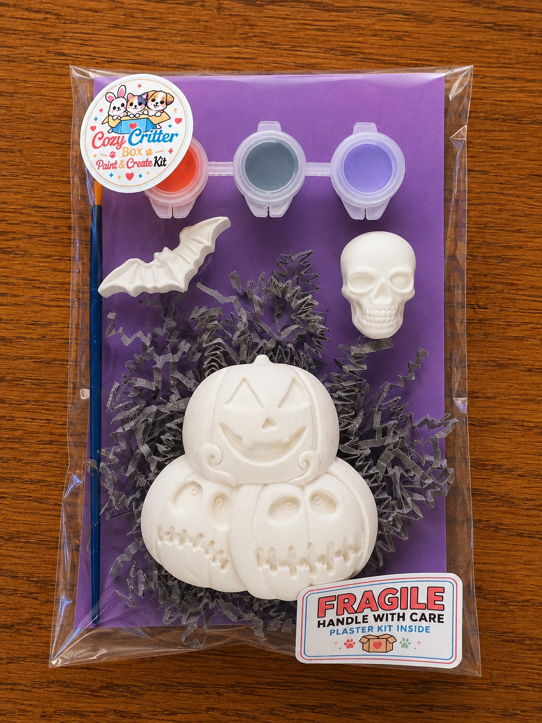 Halloween DIY Plaster Painting Kit | Paint Your Own Spooky Craft