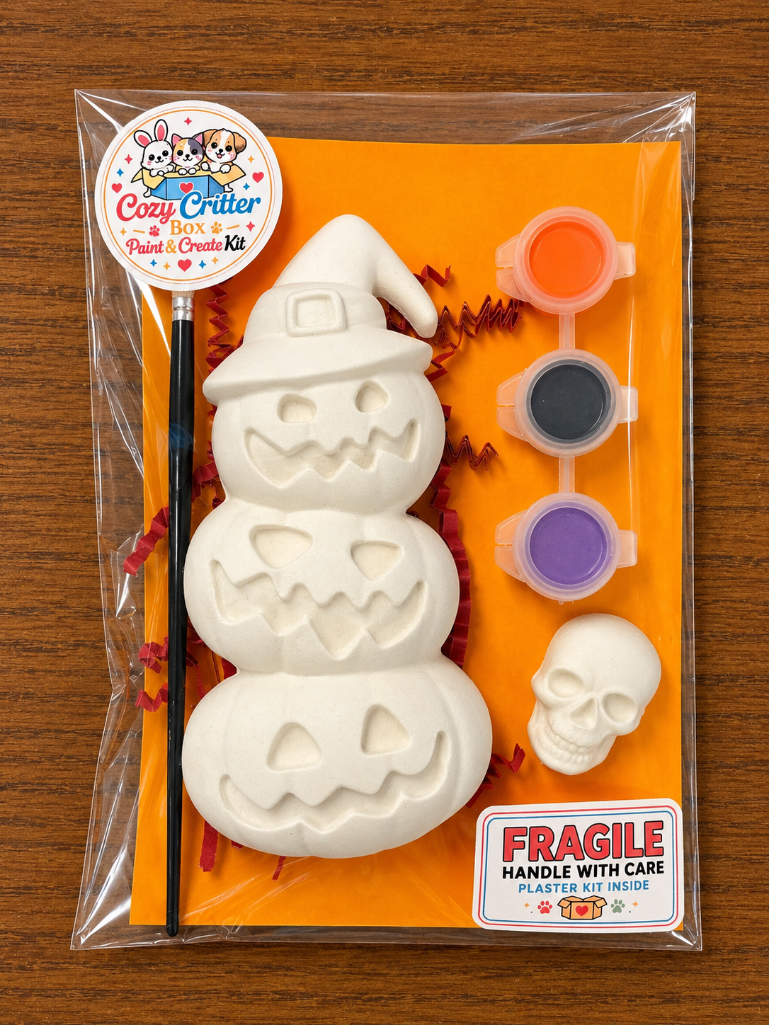 Halloween DIY Plaster Painting Kit | Paint Your Own Spooky Craft