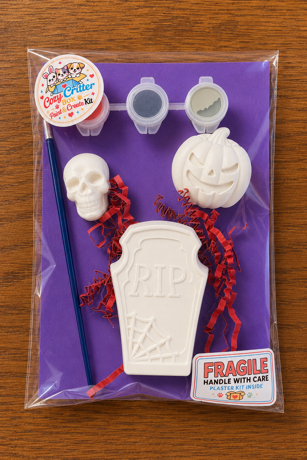 Halloween DIY Plaster Painting Kit | Paint Your Own Spooky Craft