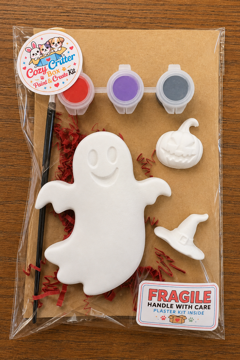Halloween DIY Plaster Painting Kit | Paint Your Own Spooky Craft