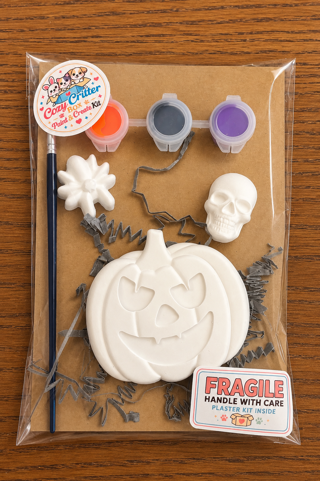 Halloween DIY Plaster Painting Kit | Paint Your Own Spooky Craft