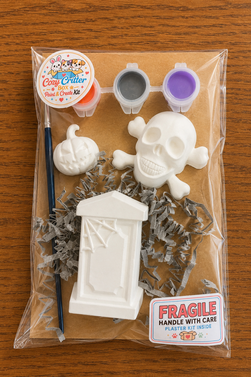 Halloween DIY Plaster Painting Kit | Paint Your Own Spooky Craft
