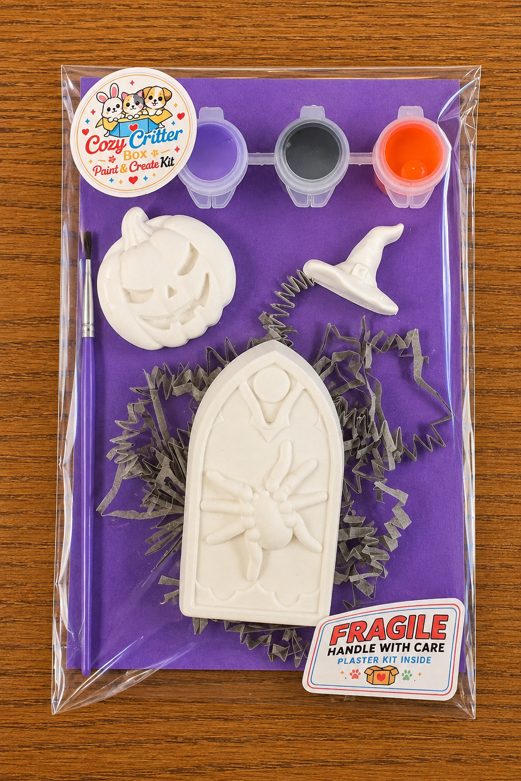 Halloween DIY Plaster Painting Kit | Paint Your Own Spooky Craft