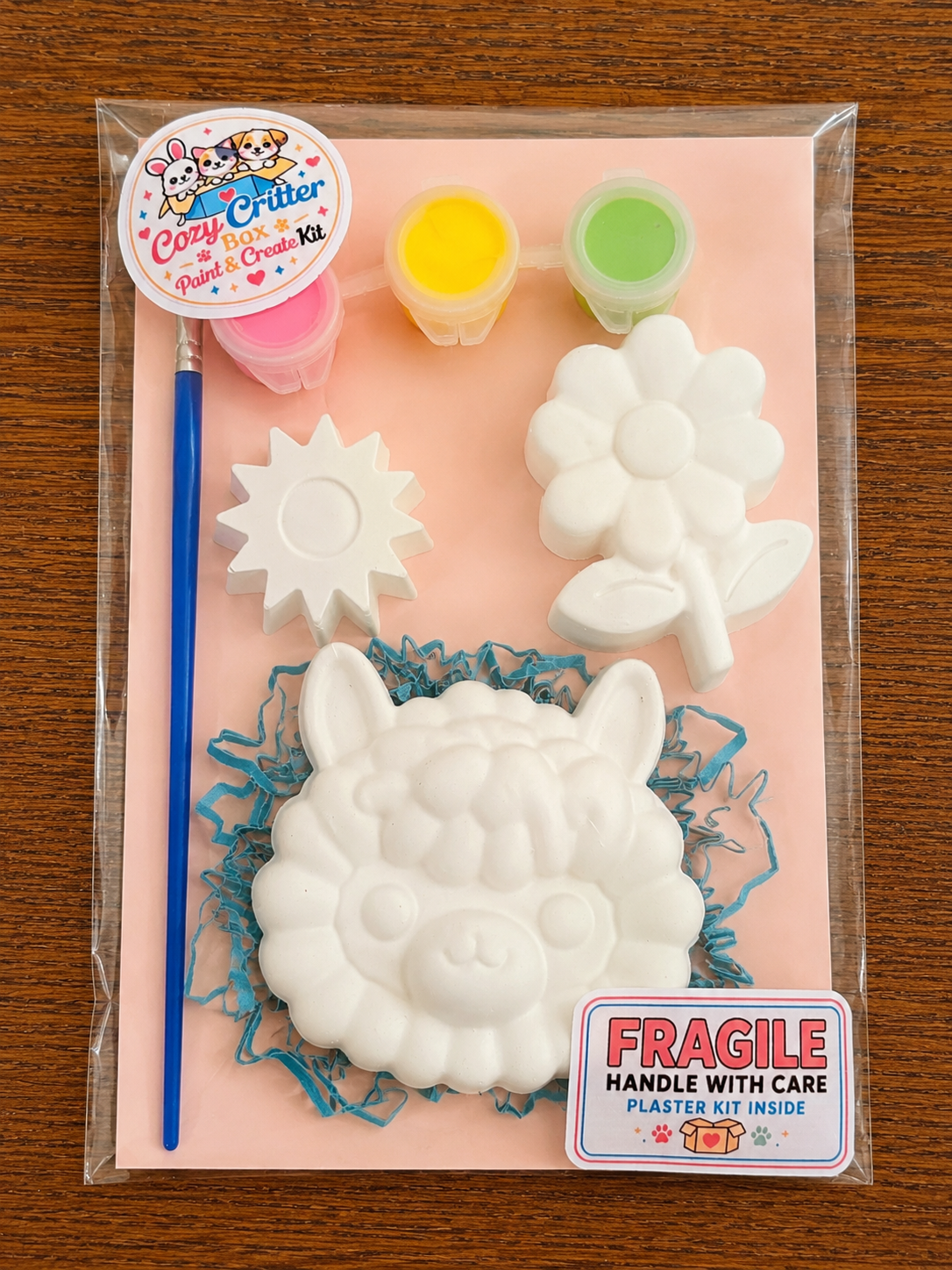 Farm & Country Animals DIY Plaster Painting Kit | Paint Your Own Country Animal Craft
