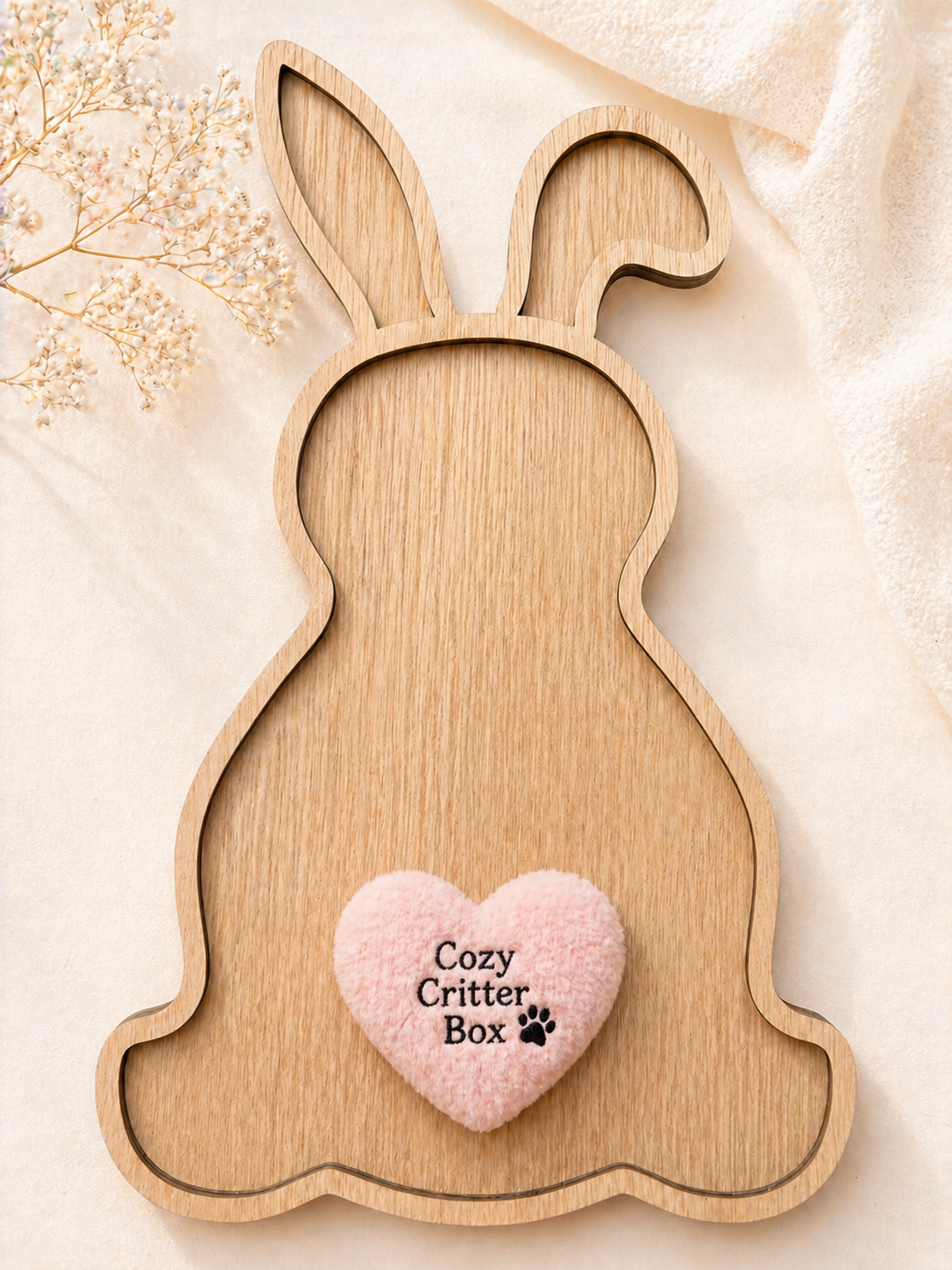 Add-On | Wooden Bunny Tray 🐰